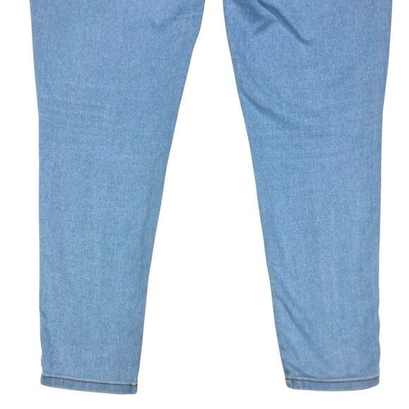 Quarry Core Skinny Ankle Jeans Women 12 Blue Light Wash Push-Up Hi Waisted Chic - Picture 9 of 16